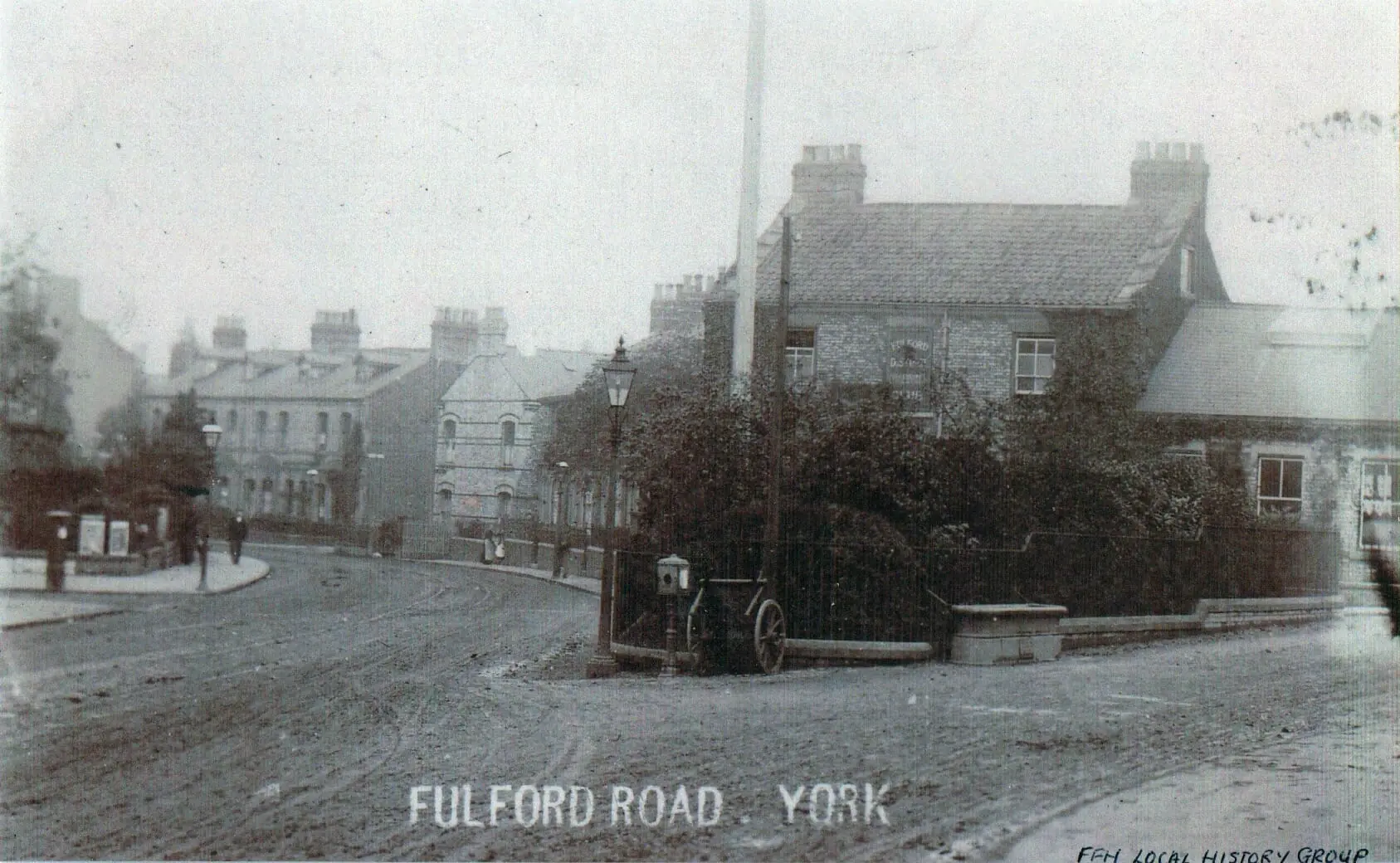 Historic view of Fulford Road, York, courtesy of the FFH Local History Group